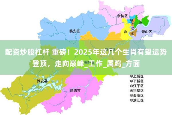 配资炒股杠杆 重磅！2025年这几个生肖有望运势登顶，走向巅峰_工作_属鸡_方面