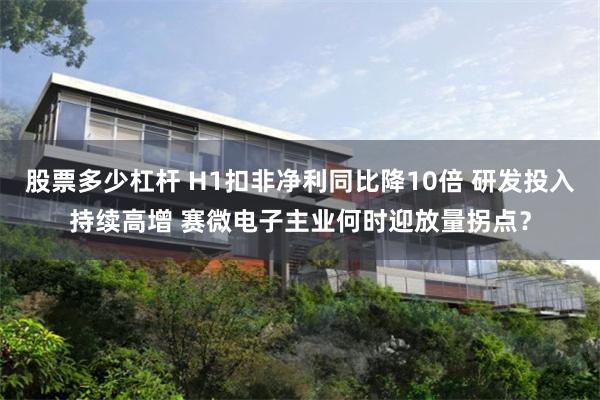股票多少杠杆 H1扣非净利同比降10倍 研发投入持续高增 赛微电子主业何时迎放量拐点？